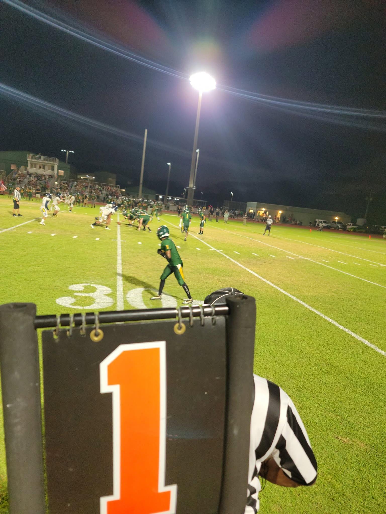 FKOA official with down marker